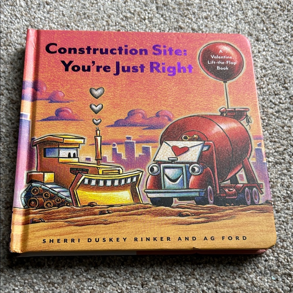 Construction Site: You're Just Right Book